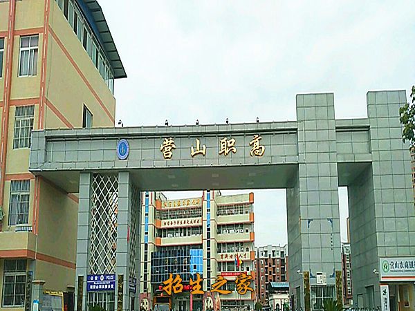 四川省营山职业高级中学学校大门