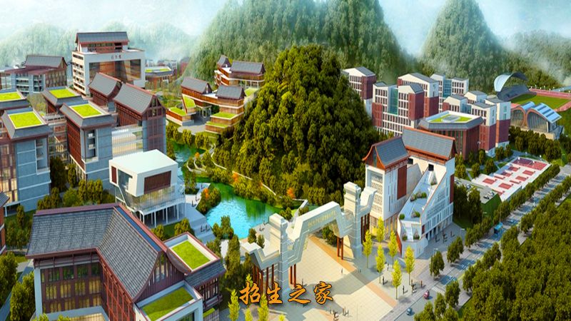 贵州电子信息职业技术学院（中职部）新校区远景图